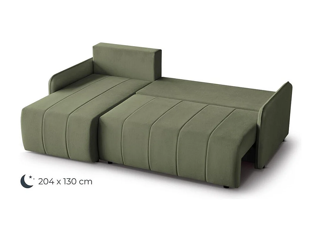ECKSCHLAFSOFA Capri grün