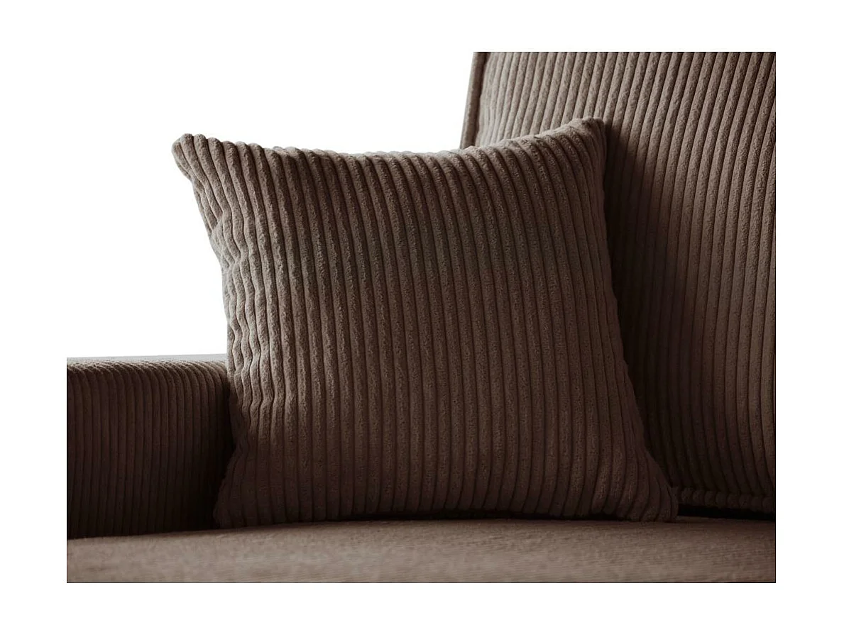 ECKSCHLAFSOFA mit Schlaffunktion Hektor braun