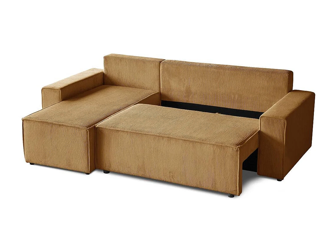 CANAPE-CHAISIER avec fonction sommeil Hektor jaune moutarde