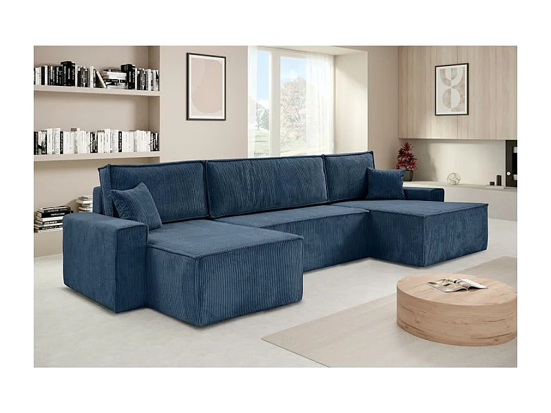 WOONLANDSCHAP Hektor U met slaapfunctie donkerblauw