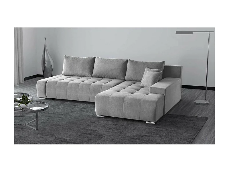 ECKSCHLAFSOFA Draco L Grau