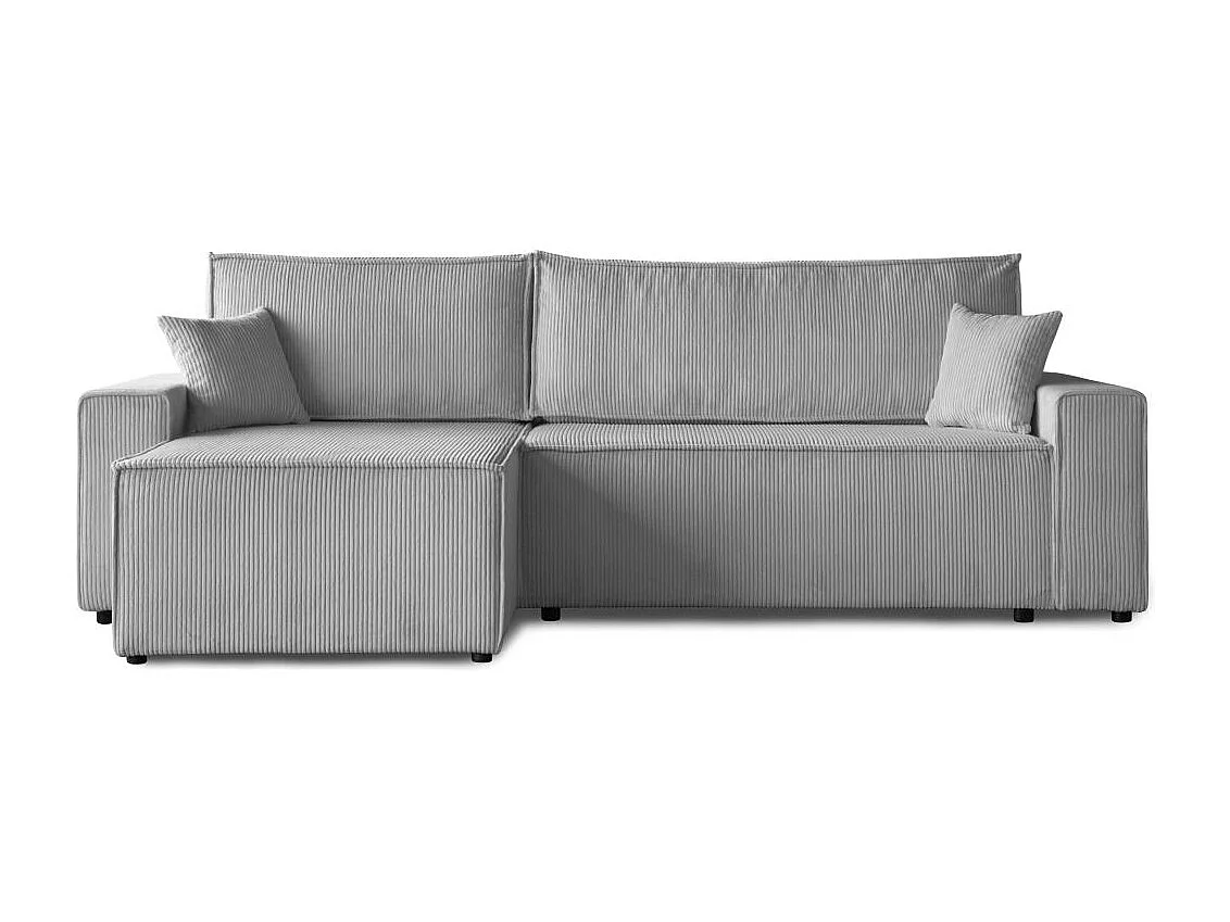 CANAPE AVEC FONCTION LIT Hektor gris clair