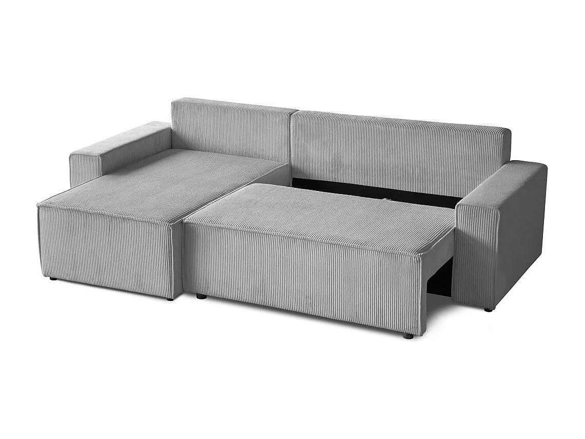 CANAPE AVEC FONCTION LIT Hektor gris clair