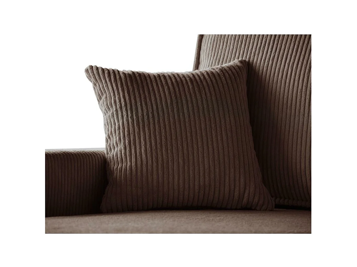 ECKSCHLAFSOFA mit Schlaffunktion Hektor braun