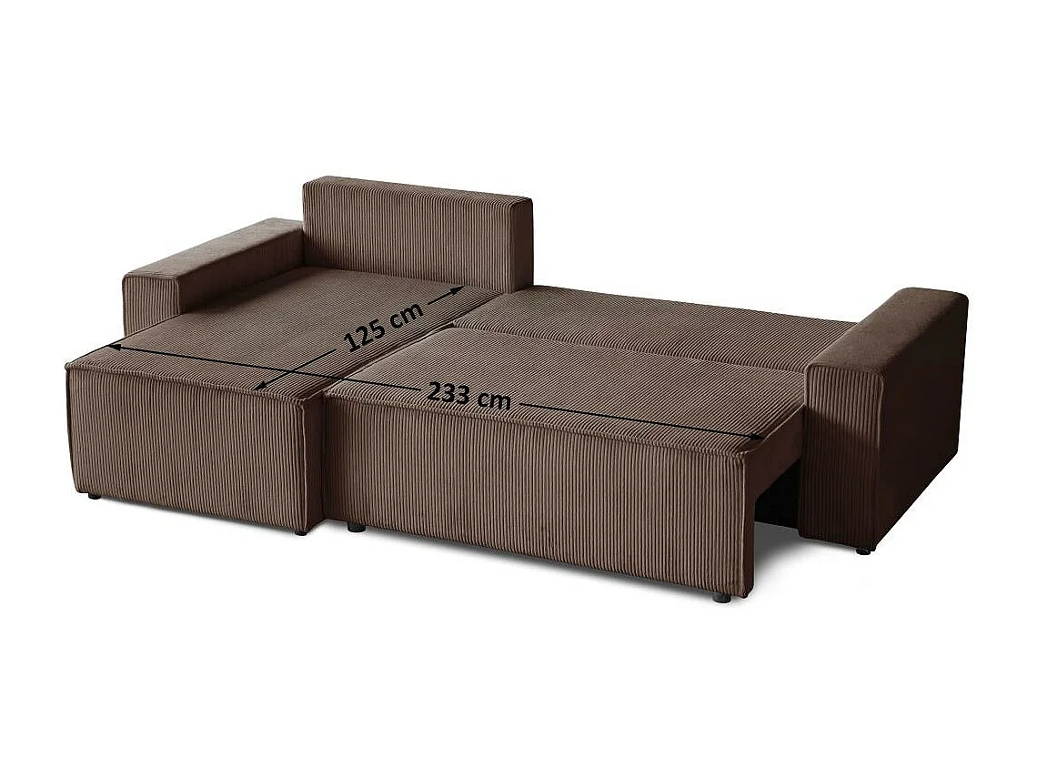 CANAPE AVEC FONCTION LIT Hektor marron