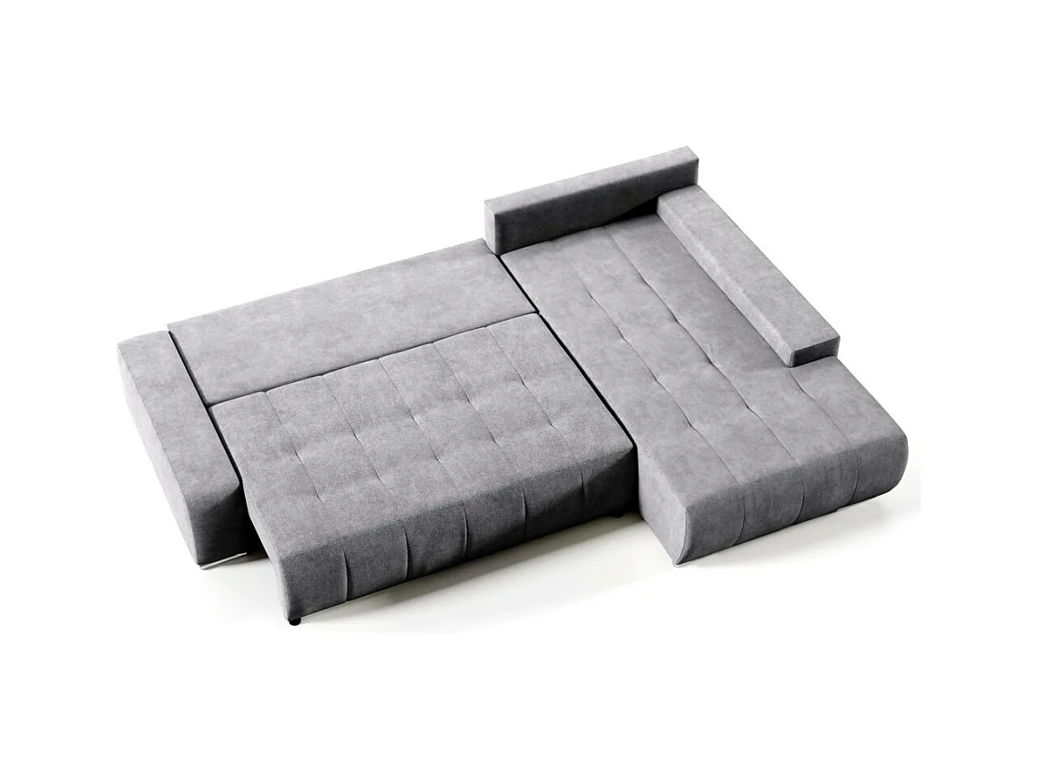 HOEKBANK Draco L Donkergrijs