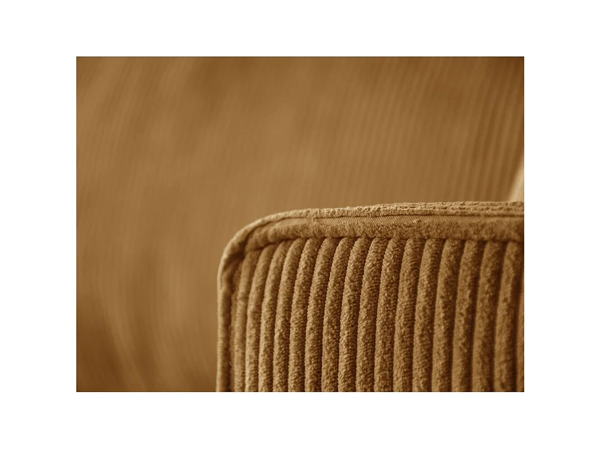 HOEKBANK met slaapfunctie Hektor mosterdgeel