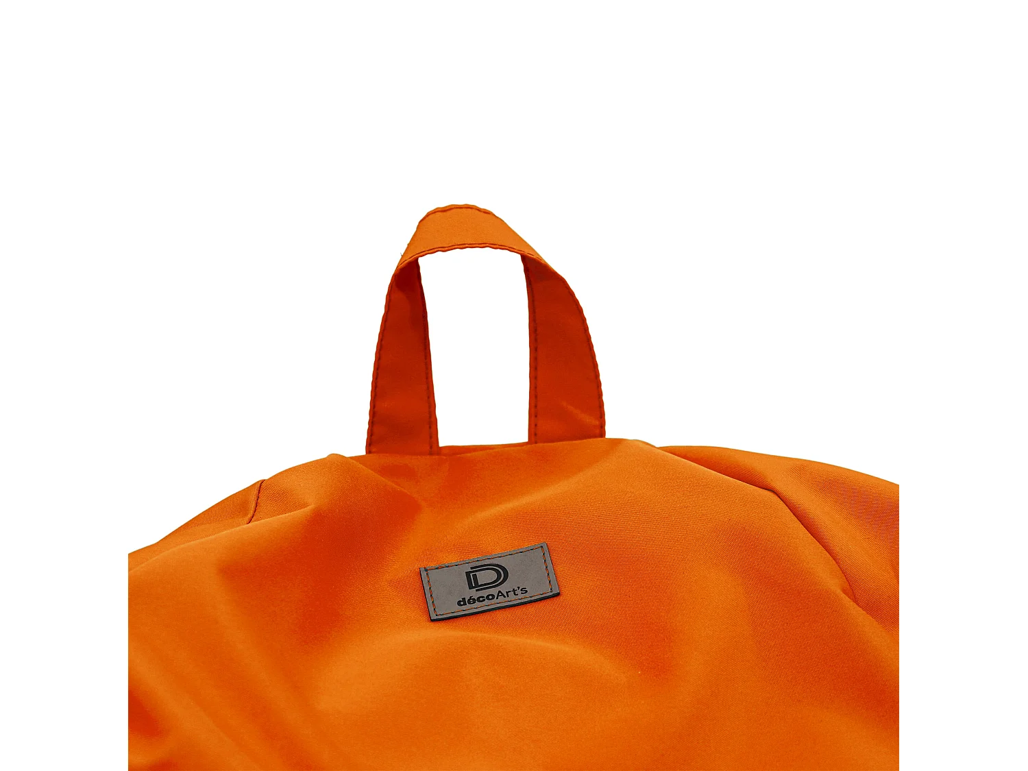 Pouf poire XL d'extérieur - 110x120 cm - Orange