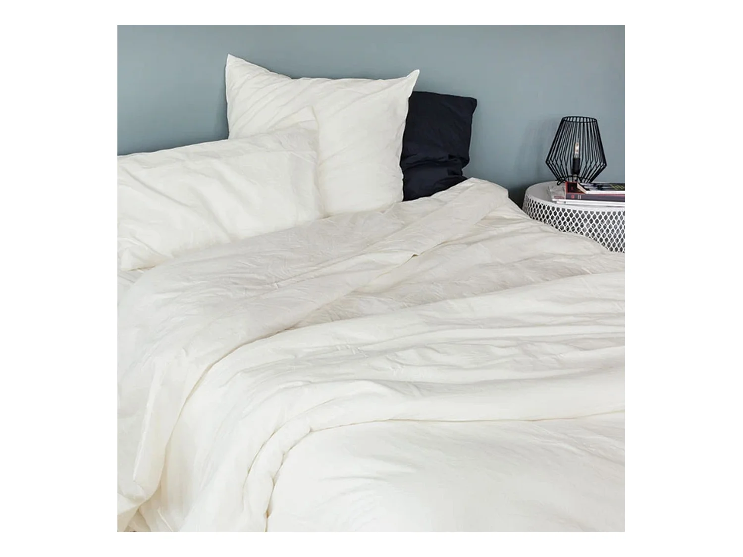 Housse de couette coton Lavé Oekotex