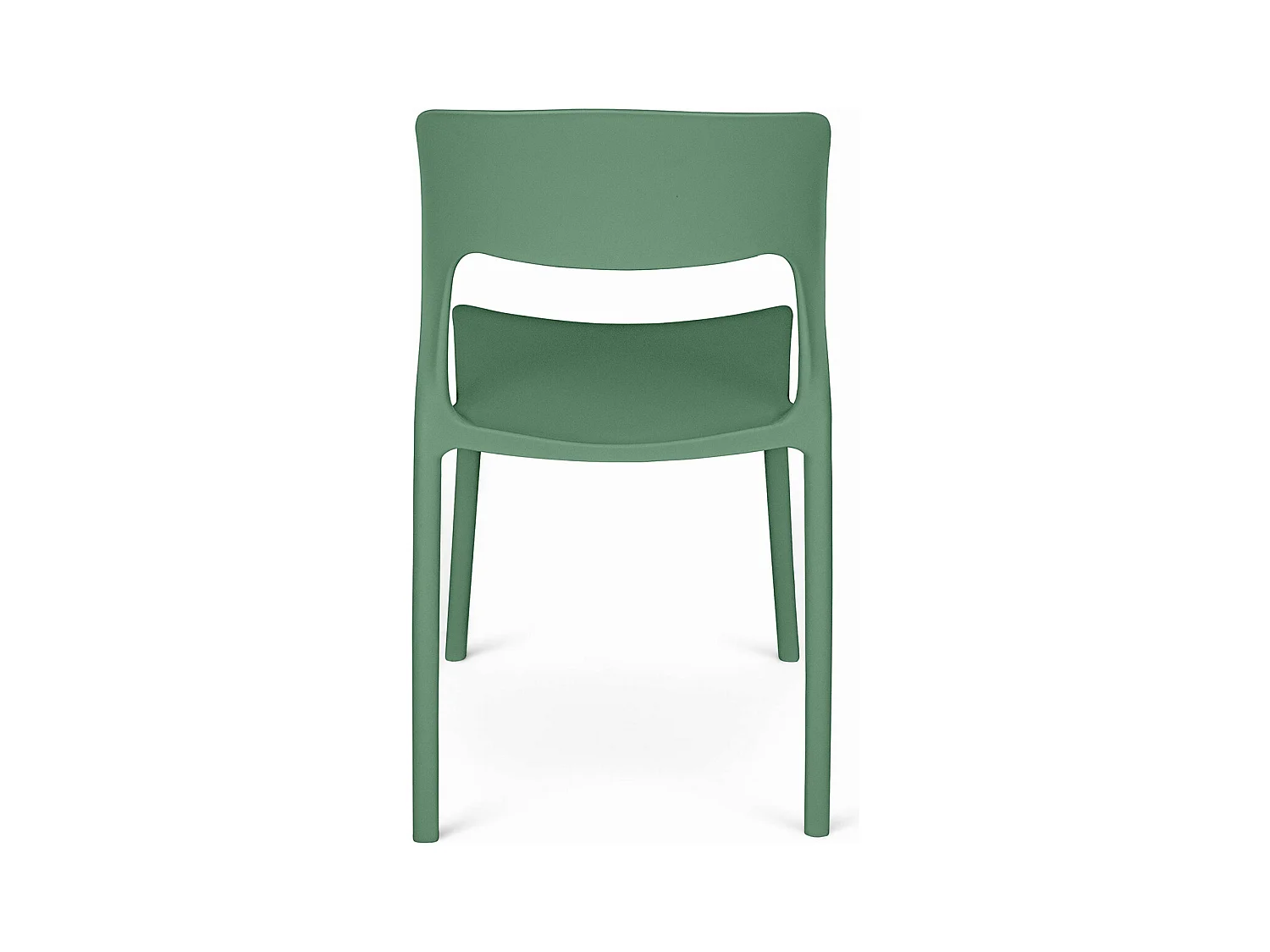 Sedia impilabile in polipropilene verde abete mod. Maya (2 Pz.)