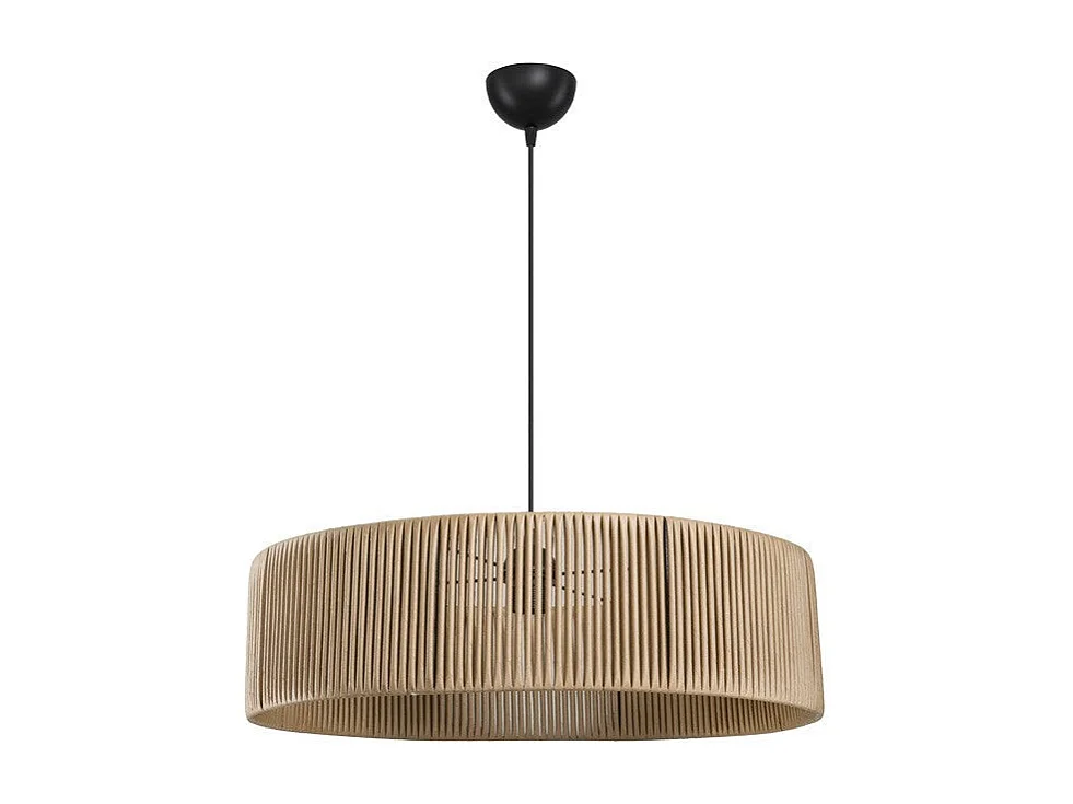suspension luminaire plafonnier e27 abat jour bois 55x20 cm