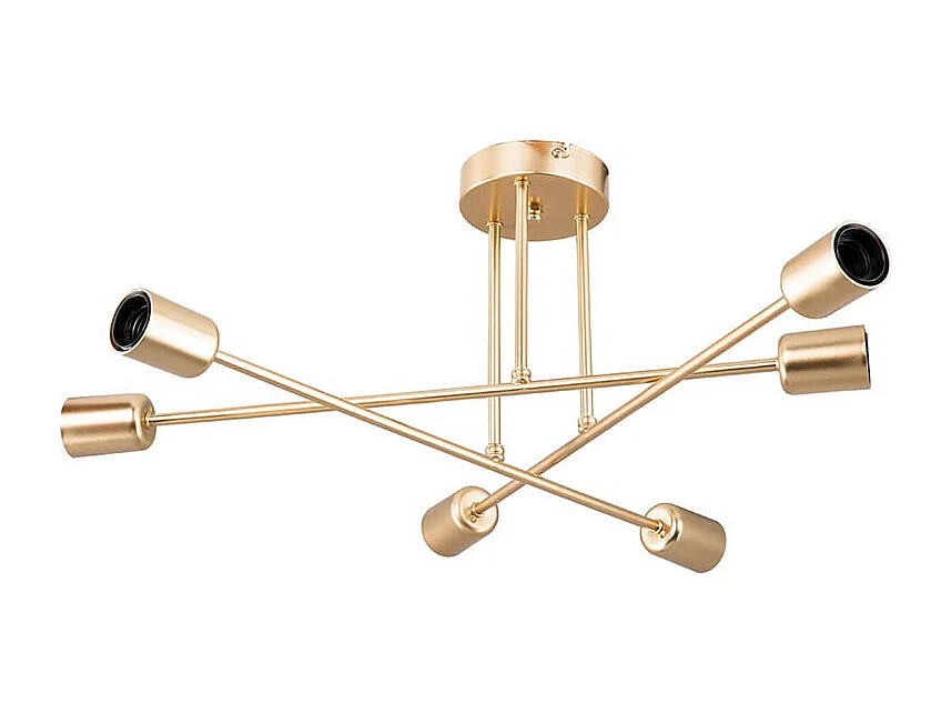 plafonnier suspension luminaire  å27 doré d61x25cm