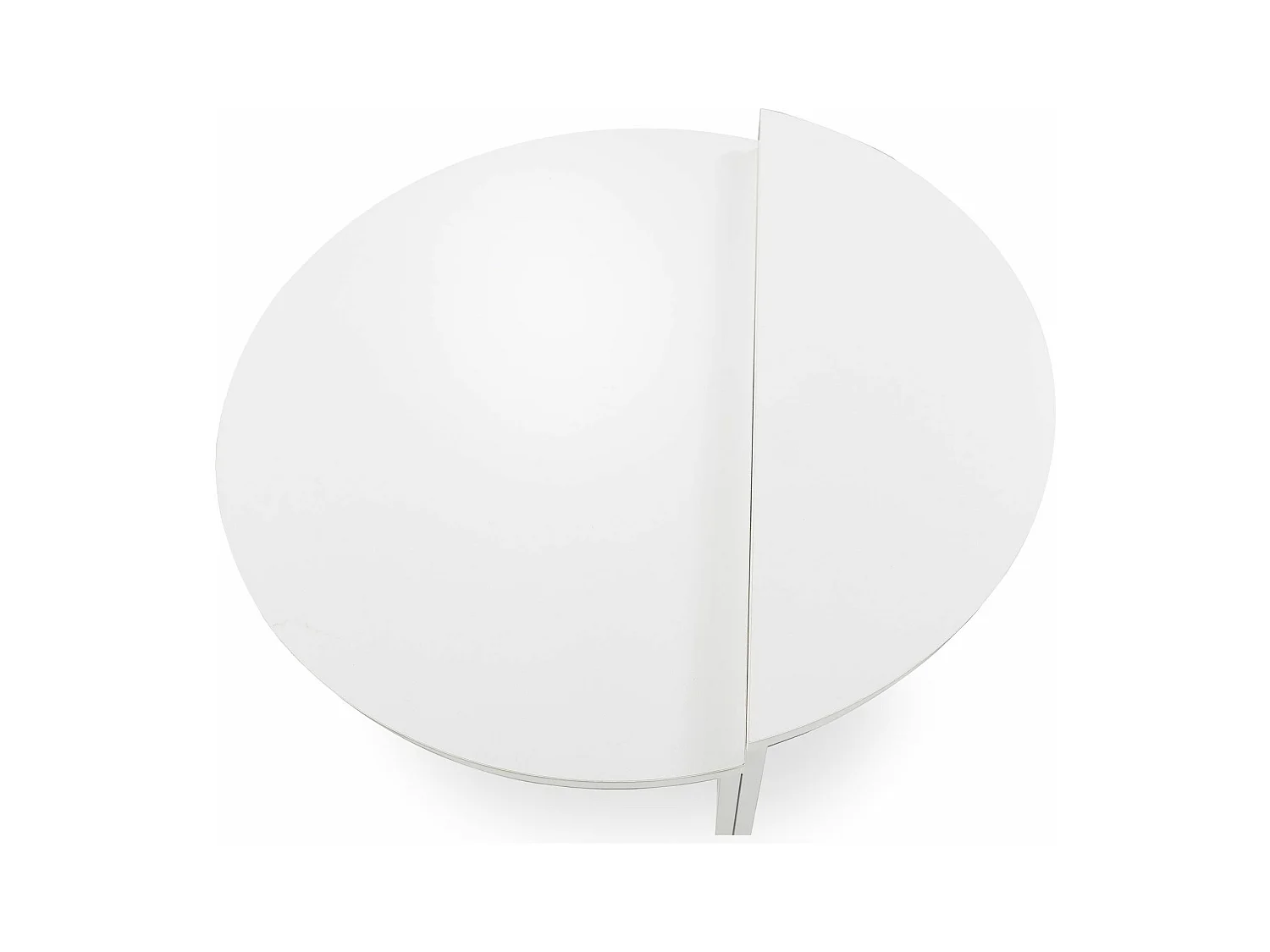 Set de 2 tables basses design Glowik Blanc mat