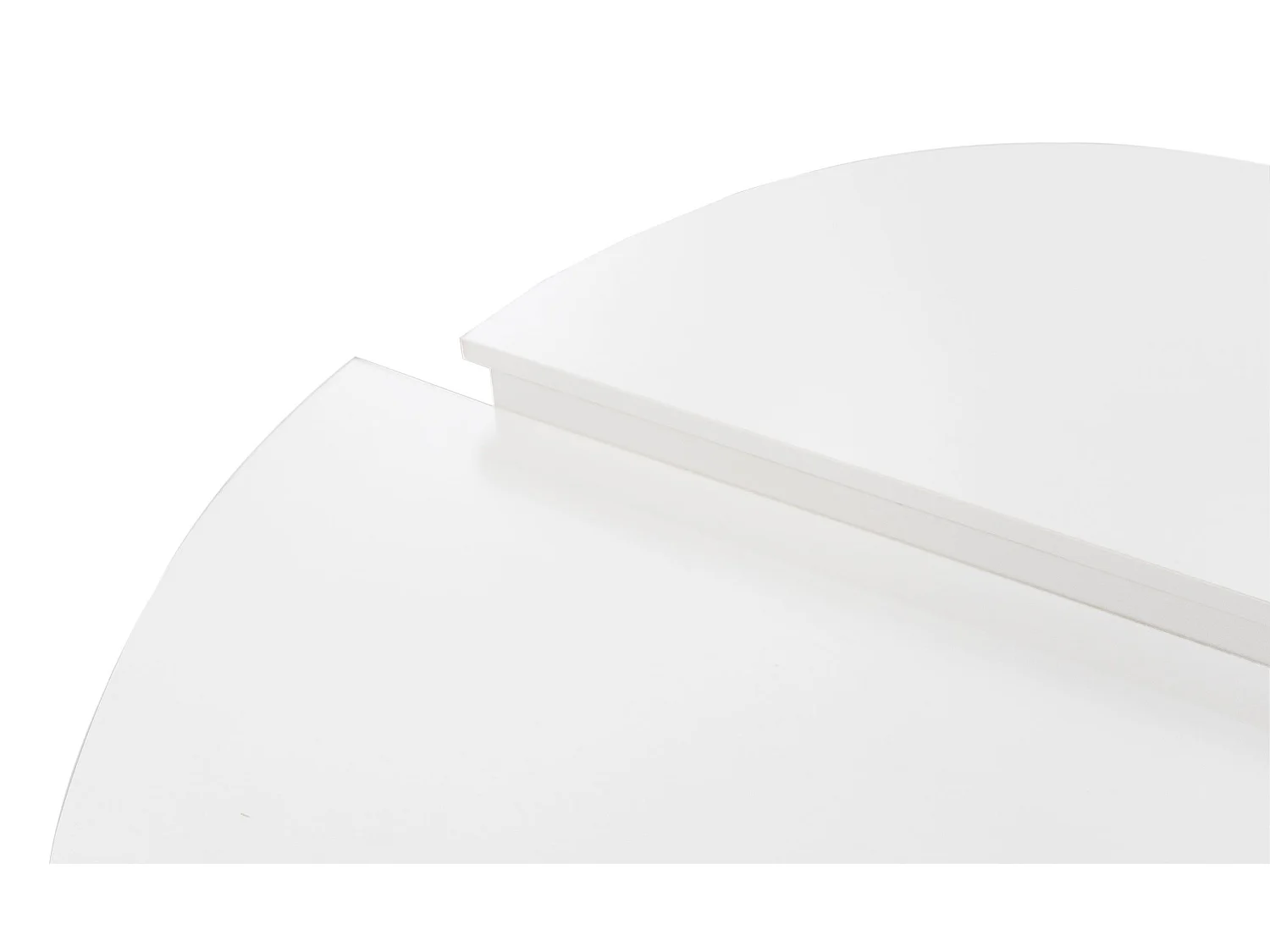 Set de 2 tables basses design Glowik Blanc mat