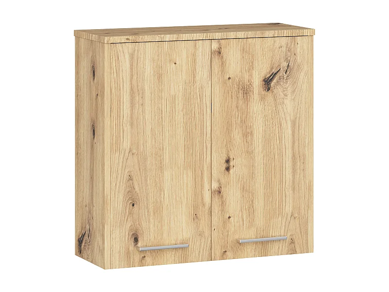 Hängender Badezimmerschrank AKORD FIN Artisan Eiche 60 cm 2 Türen 2 Ebenen B60 x H60 x T22,5 cm