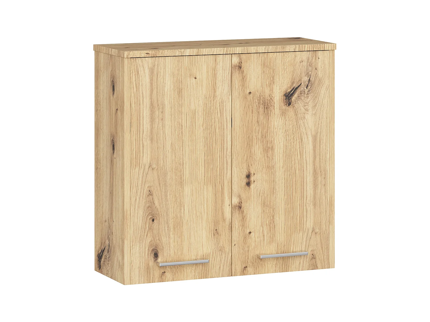 Hängender Badezimmerschrank AKORD FIN Artisan Eiche 60 cm 2 Türen 2 Ebenen B60 x H60 x T22,5 cm