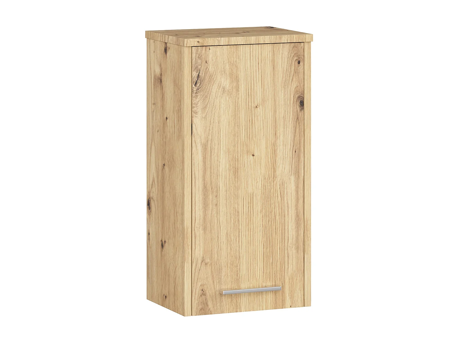 Armoire salle de bains AKORD FIN accr. au mur Chêne Artisan 30 cm 1 porte façade Chêne Artisan 2 étagères 30x22,5x60 cm