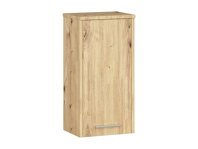 Armoire salle de bains AKORD FIN accr. au mur Chêne Artisan 30 cm 1 porte façade Chêne Artisan 2 étagères 30x22,5x60 cm