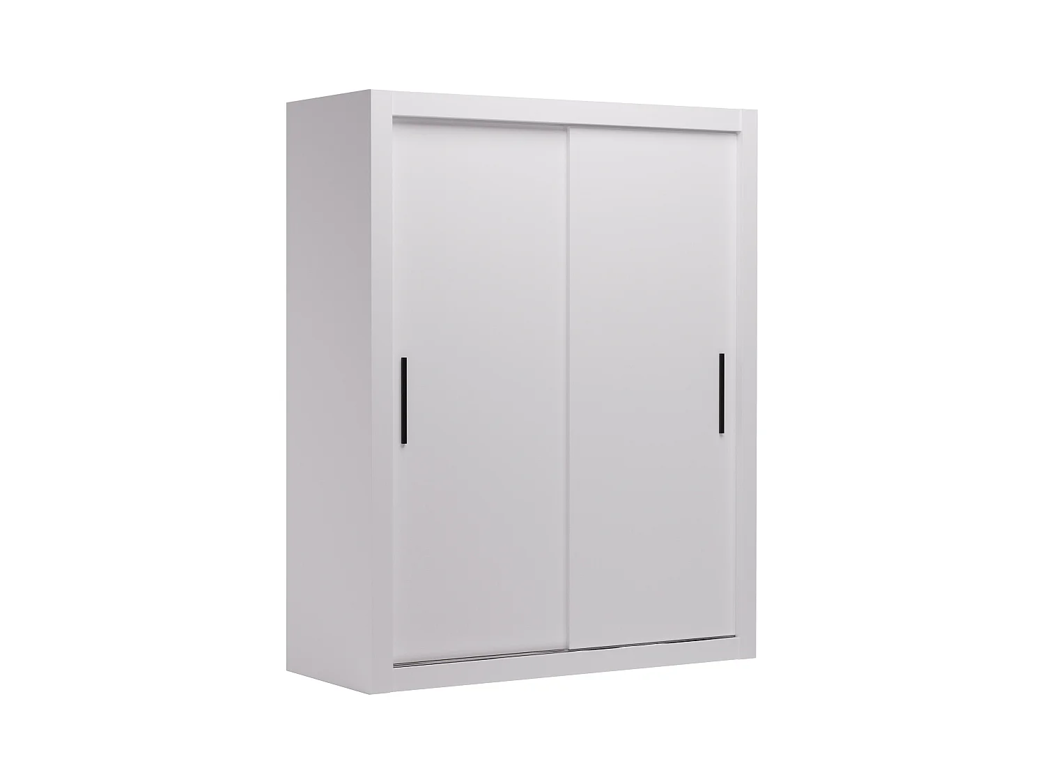 Armoire chambre adulte DIVA 160cm – 2 portes coulissantes-Blanc