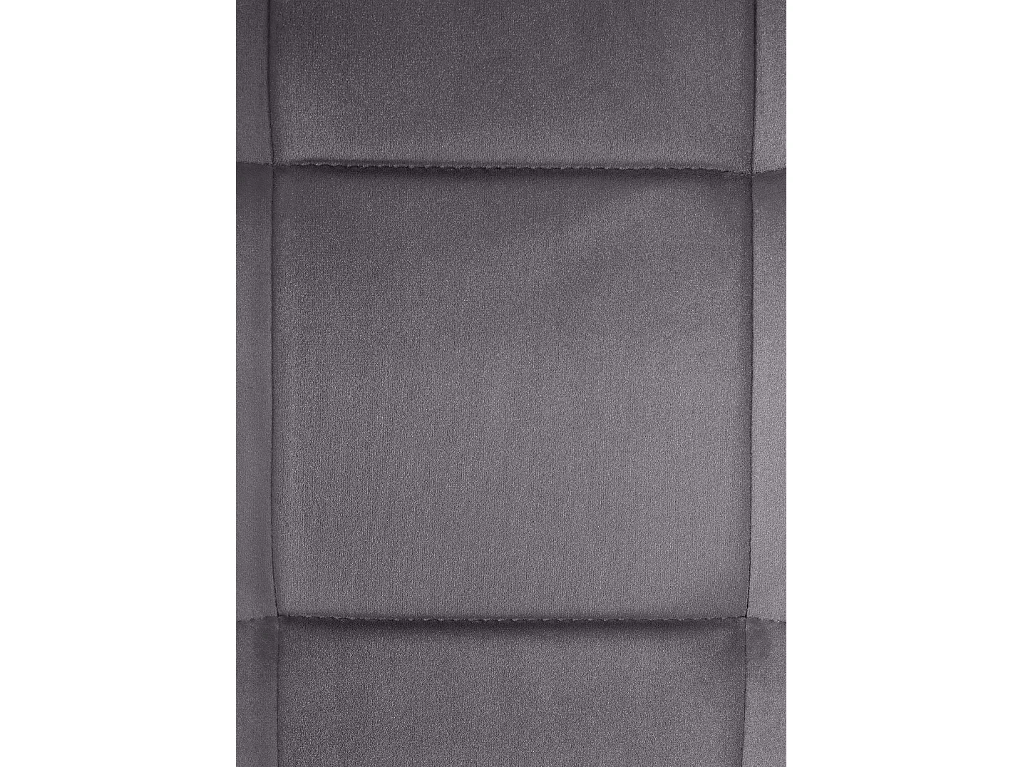 Lot de 2  chaises oscillantes - Velours - Gris foncé - Vermont