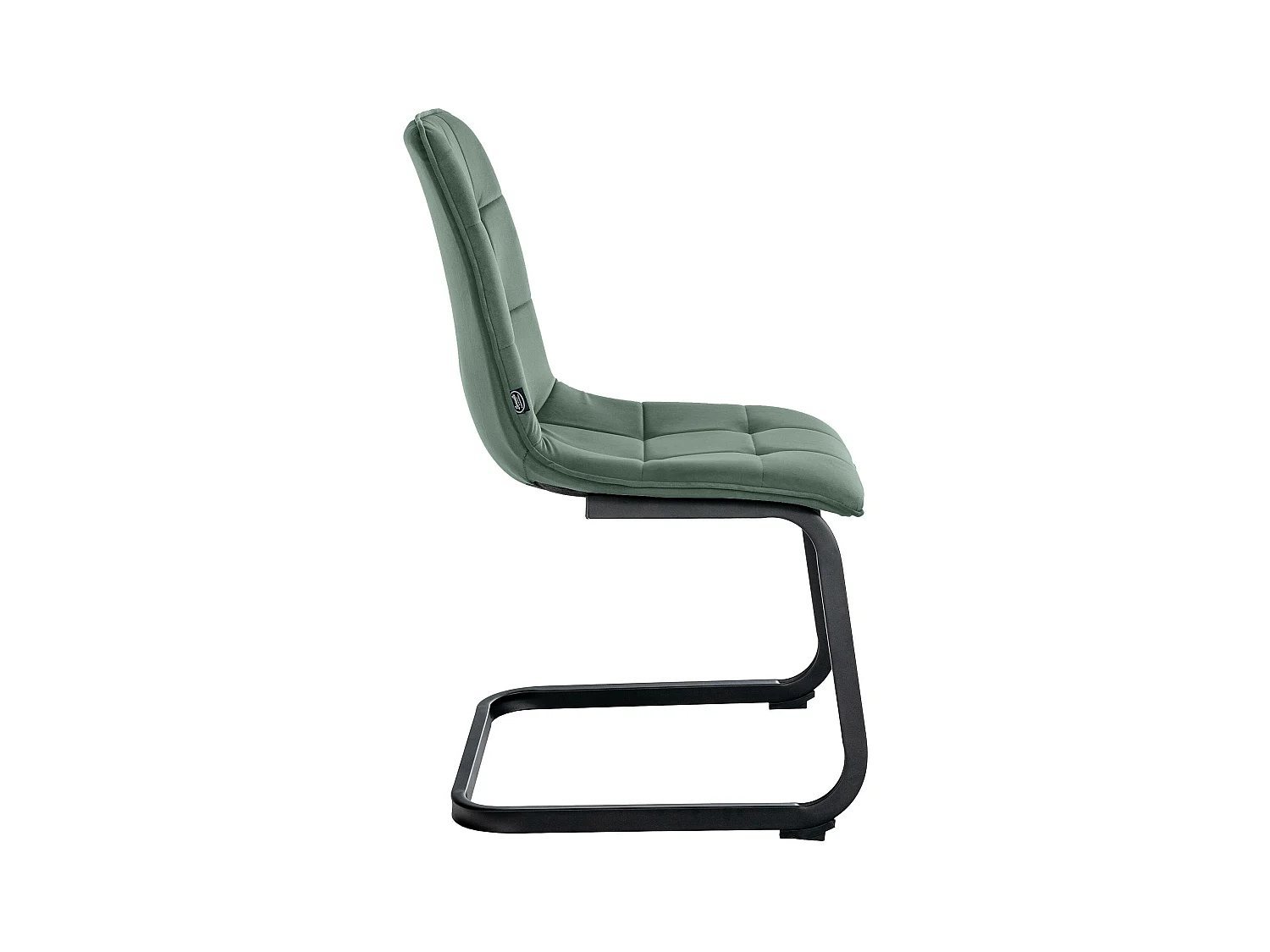 Lot de 2  chaises oscillantes - Velours - Vert foncé - Vermont