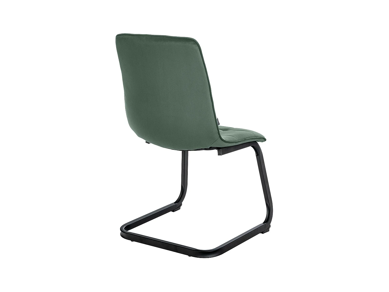 Lot de 2  chaises oscillantes - Velours - Vert foncé - Vermont