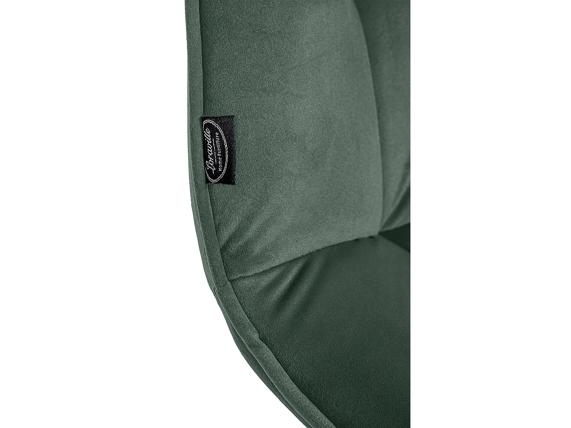 Lot de 2  chaises oscillantes - Velours - Vert foncé - Vermont