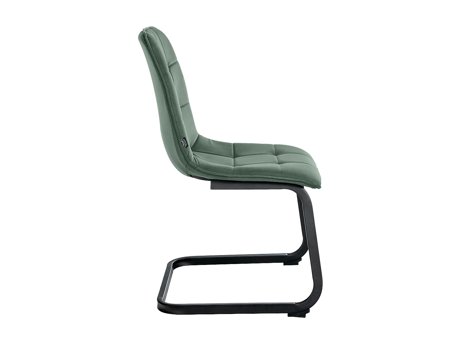 Lot de 2  chaises oscillantes - Velours - Vert foncé - Vermont