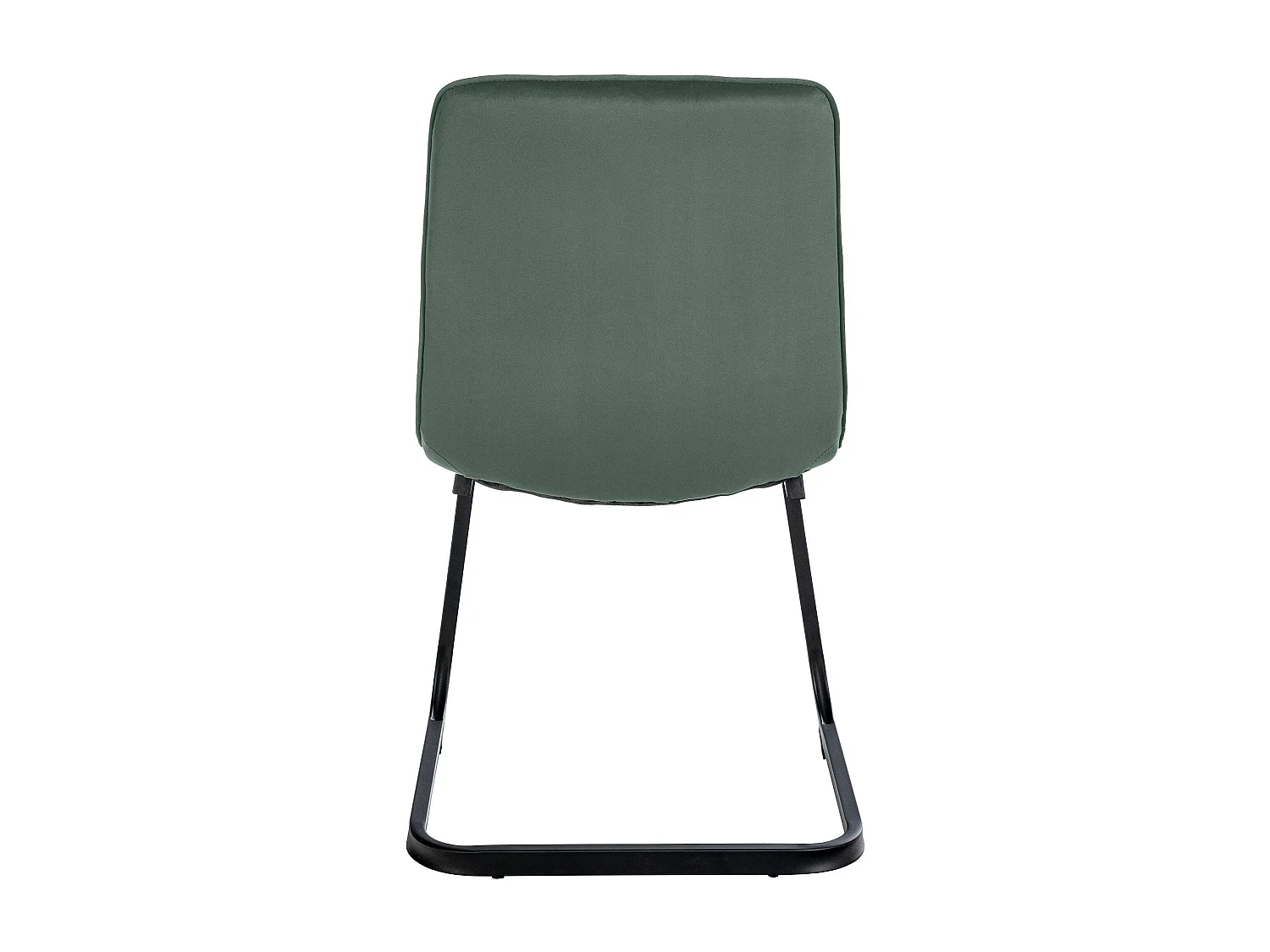 Lot de 2  chaises oscillantes - Velours - Vert foncé - Vermont