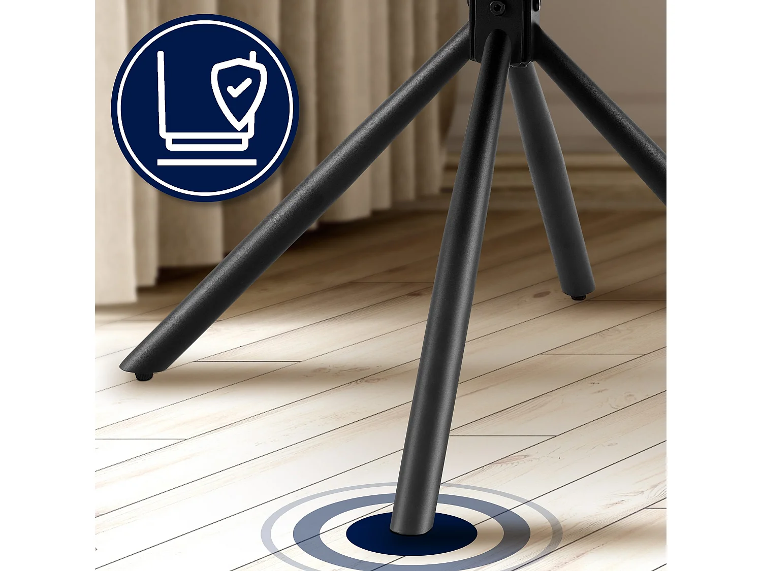 chaises avec accoudoirs - Tissu - Crème - Tipton