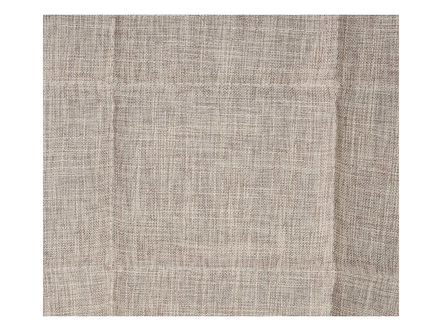 Lot de 2  chaise salle à manger - Tissu - Crème - Tom