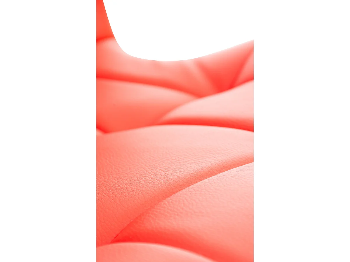 chaise salle à manger - Similicuir & Nature - Rouge - Elda