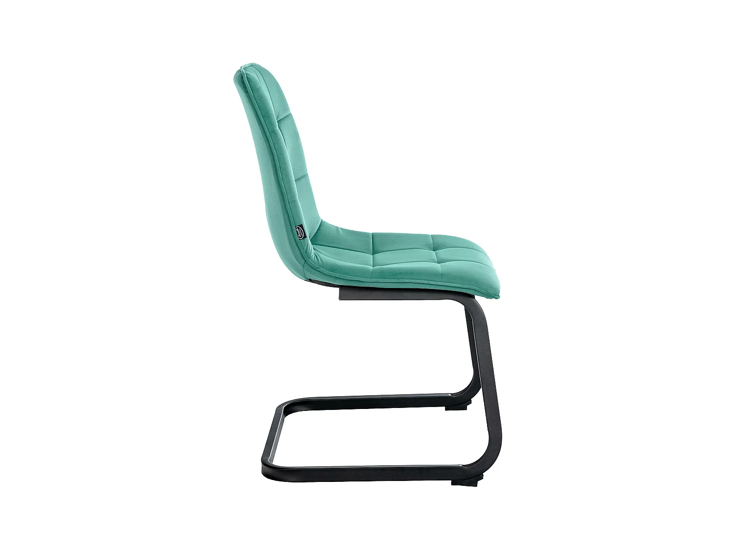 Lot de 2  chaises oscillantes - Velours - Vert - Vermont