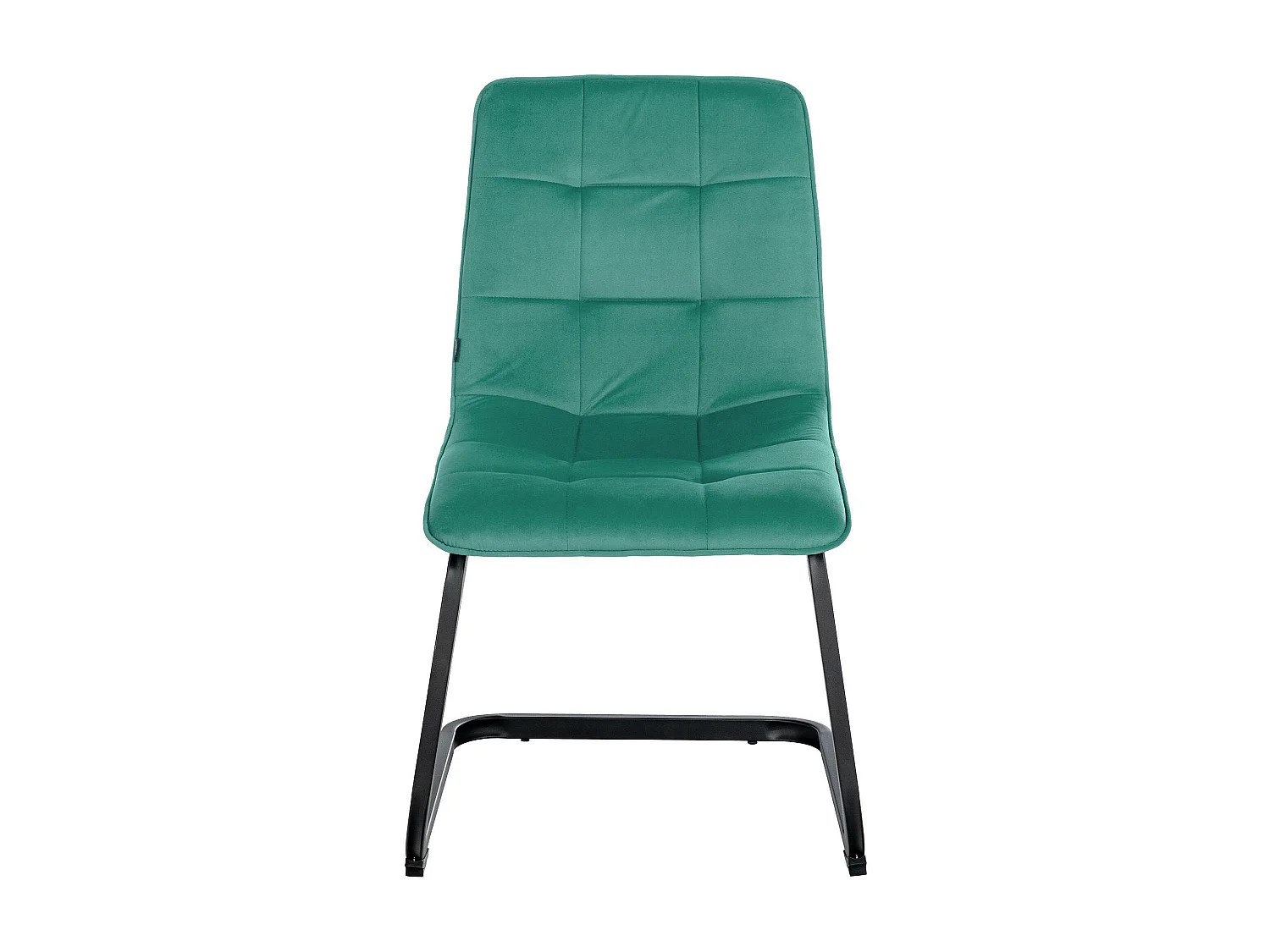 Lot de 2  chaises oscillantes - Velours - Vert - Vermont