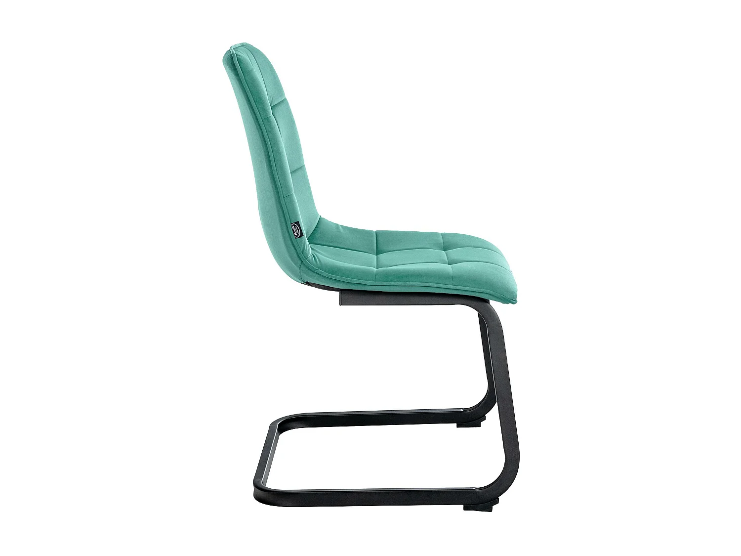 Lot de 2  chaises oscillantes - Velours - Vert - Vermont