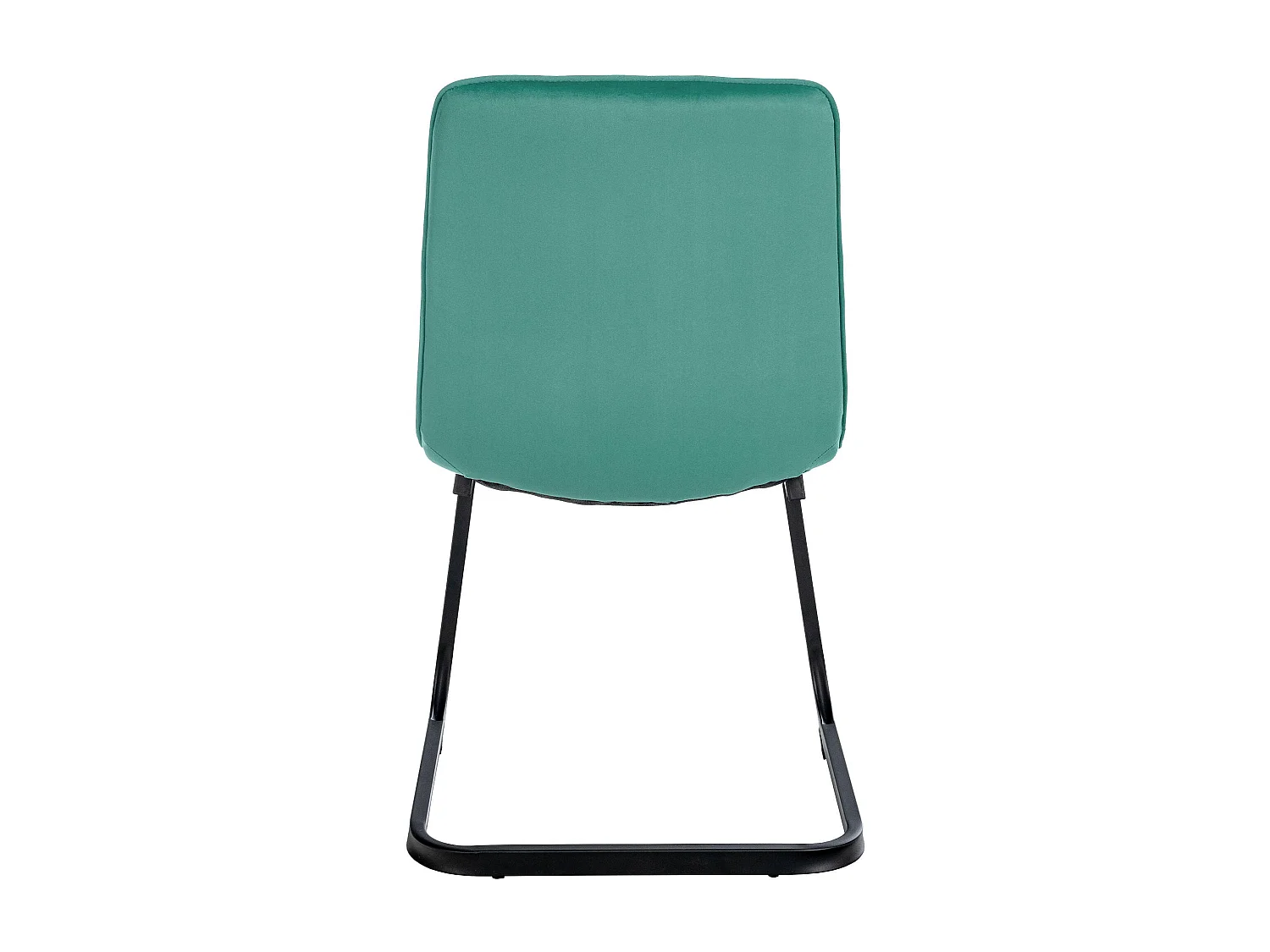 Lot de 2  chaises oscillantes - Velours - Vert - Vermont