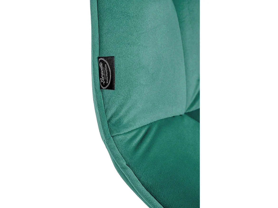 Lot de 2  chaises oscillantes - Velours - Vert - Vermont