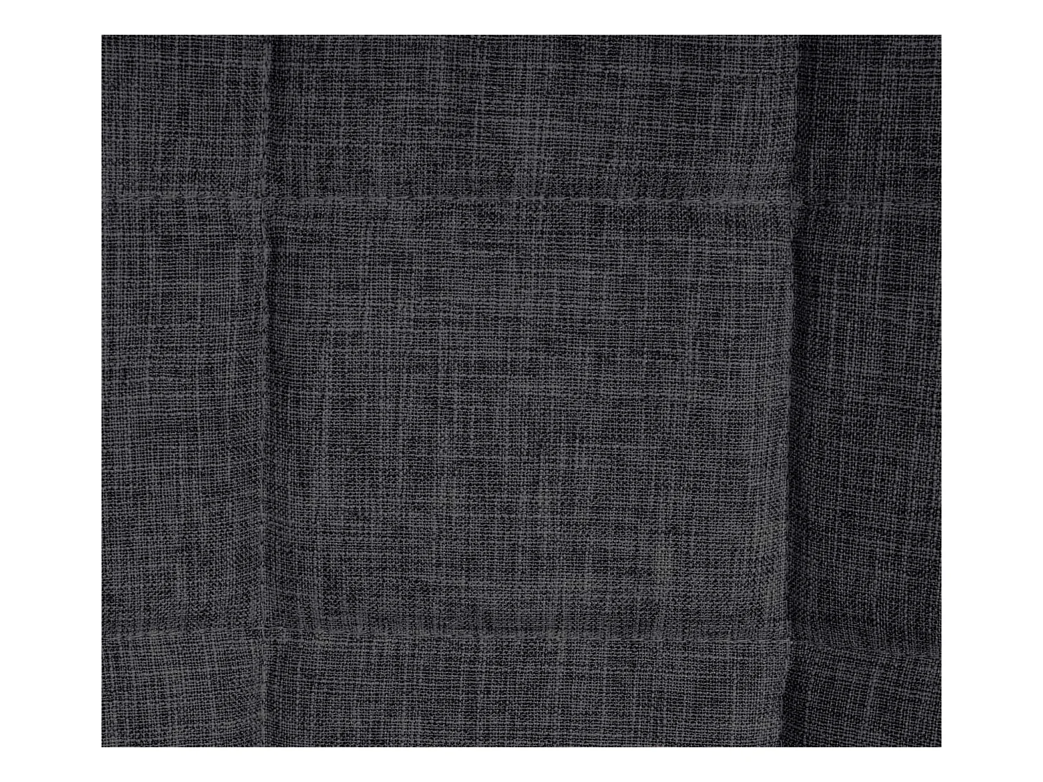 Lot de 2  chaise salle à manger - Tissu - Gris foncé - Tom