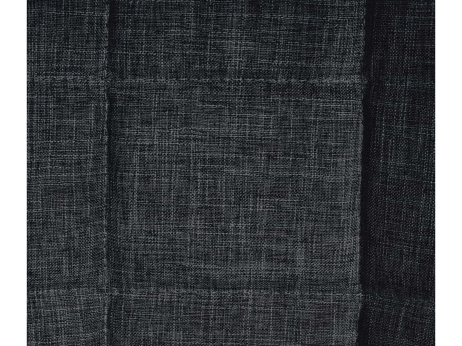 Lot de 2  chaise salle à manger - Tissu - Noir - Tom