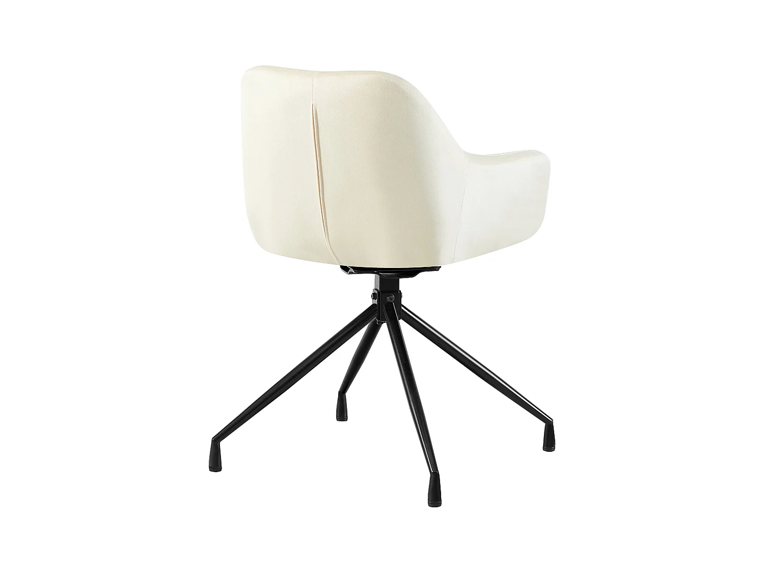 chaise salle à manger - Velours - Crème - Welby