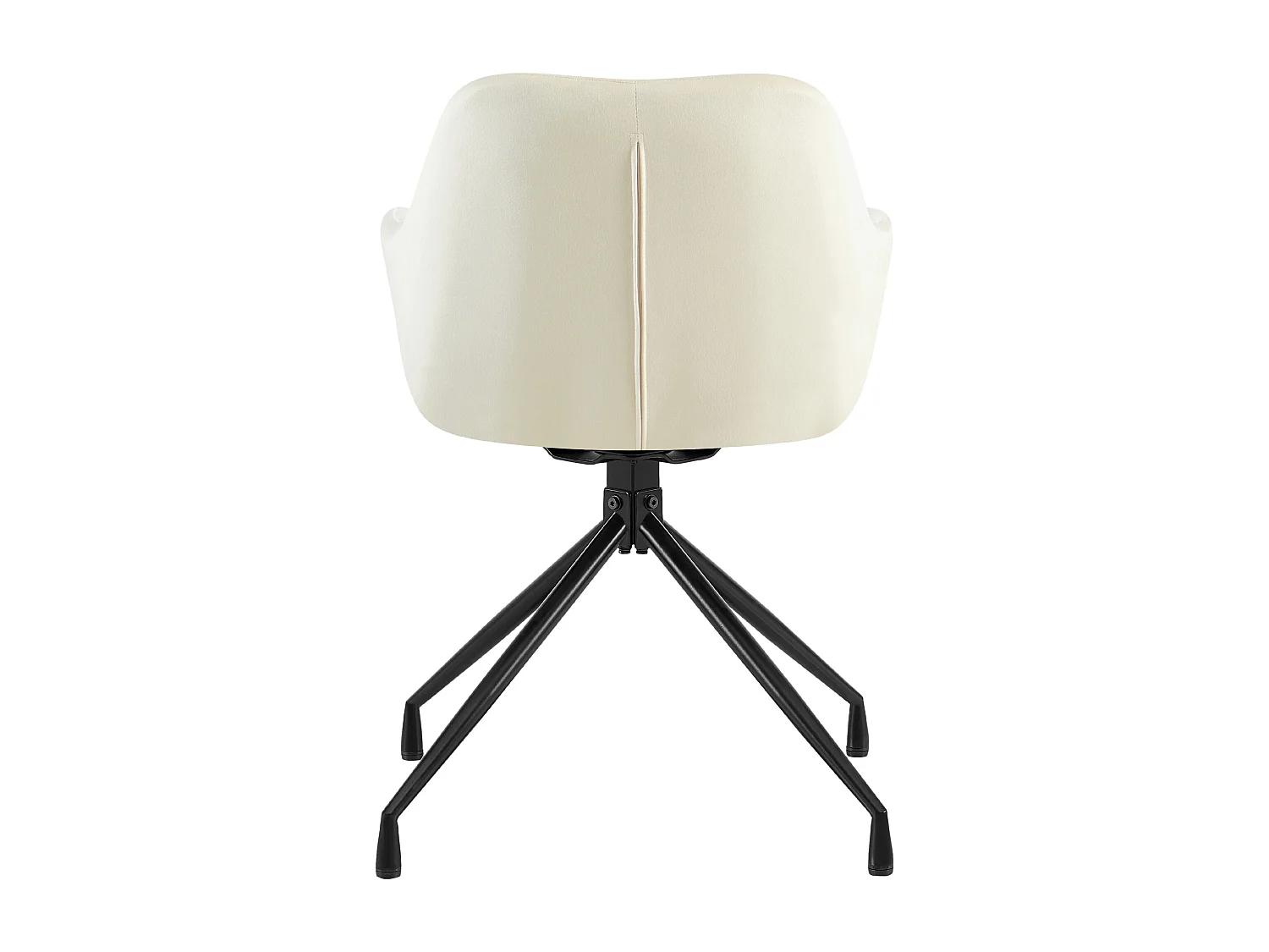 chaise salle à manger - Velours - Crème - Welby