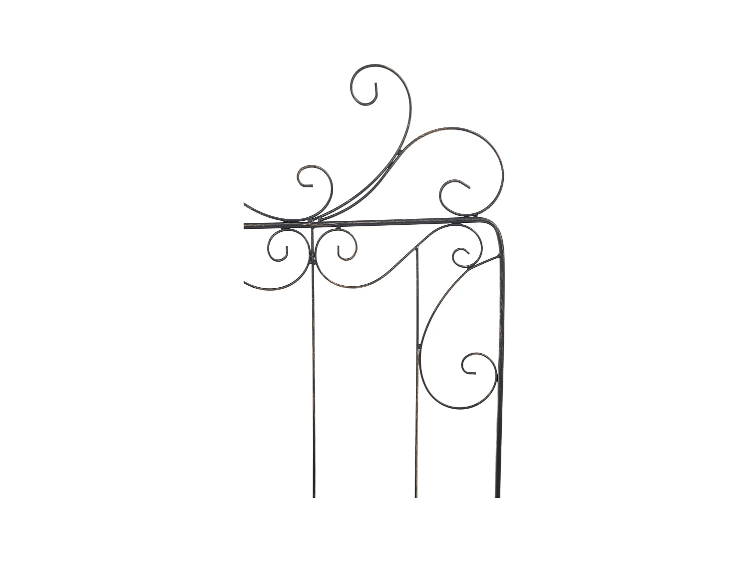 Lot de 2  Treillis - Métal - Bronze - Mandevilla