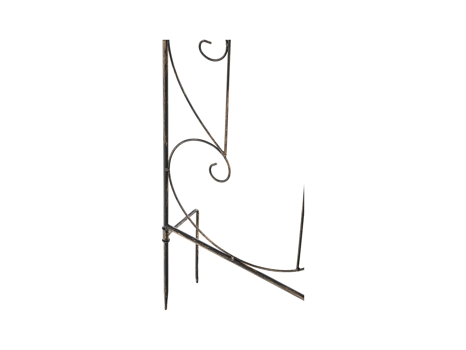 Lot de 2  Treillis - Métal - Bronze - Mandevilla