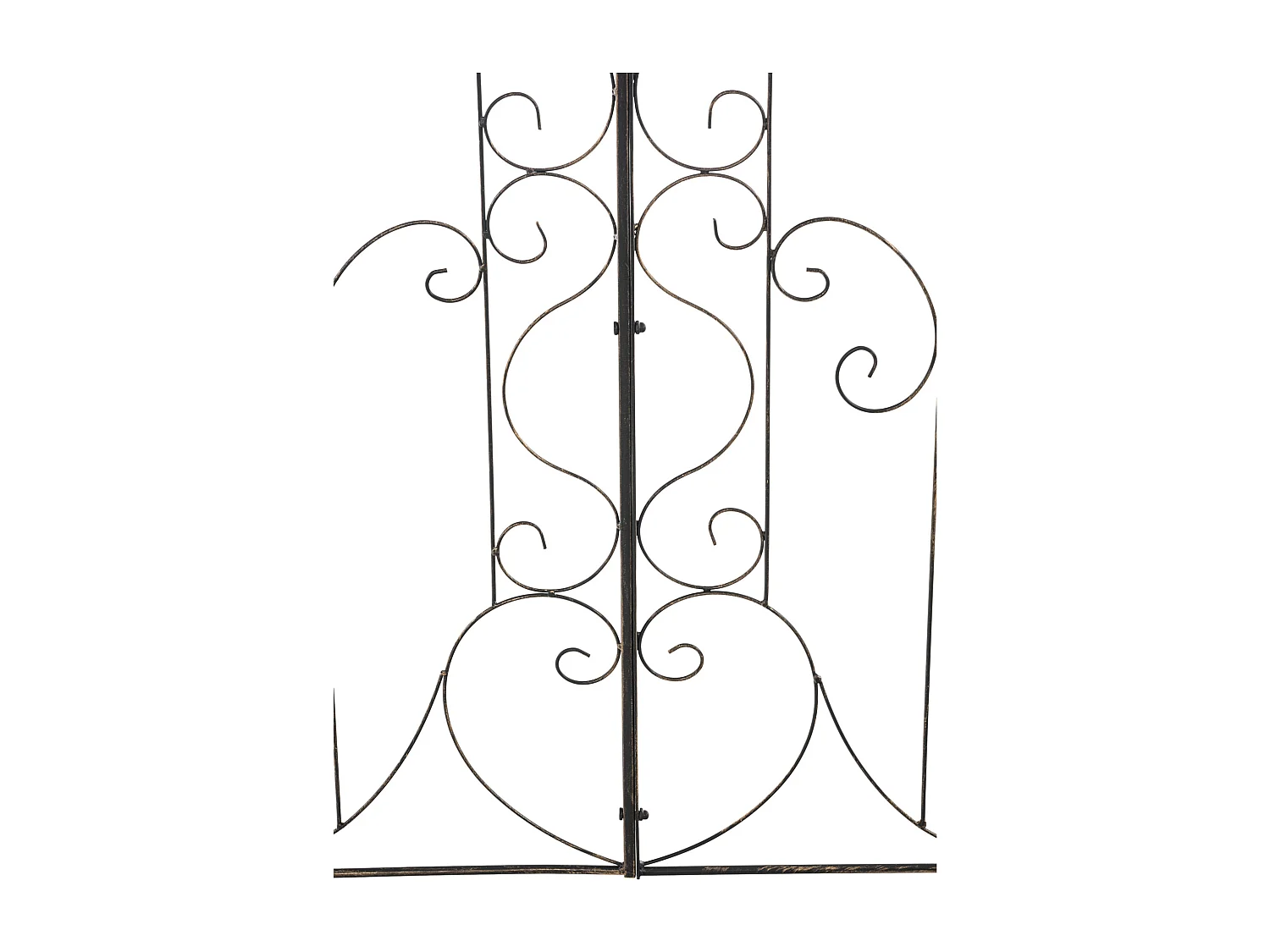 Lot de 2  Treillis - Métal - Bronze - Mandevilla