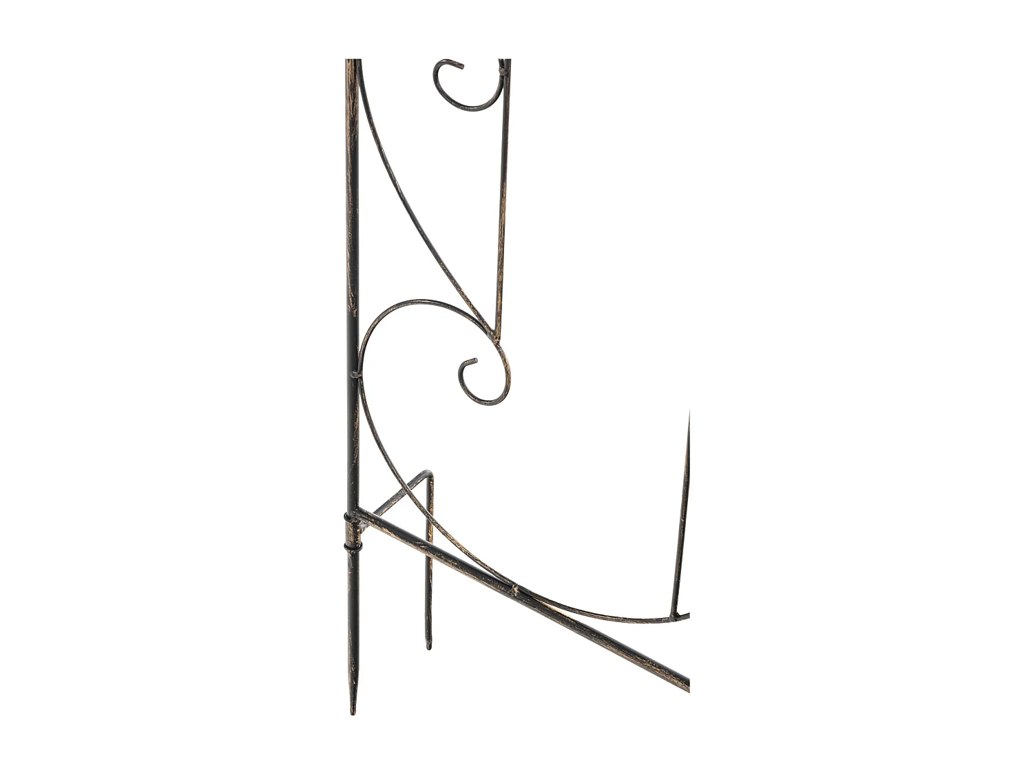 Lot de 2  Treillis - Métal - Bronze - Mandevilla