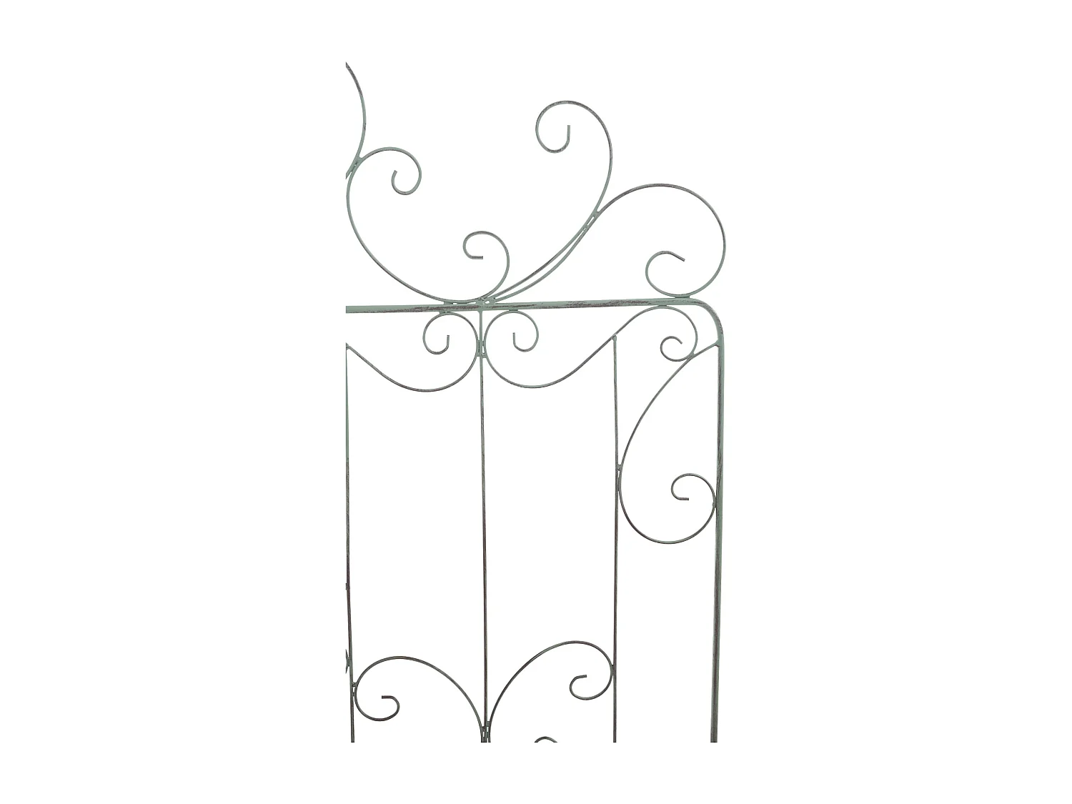 Lot de 2  Treillis - Métal - Vert antique - Mandevilla