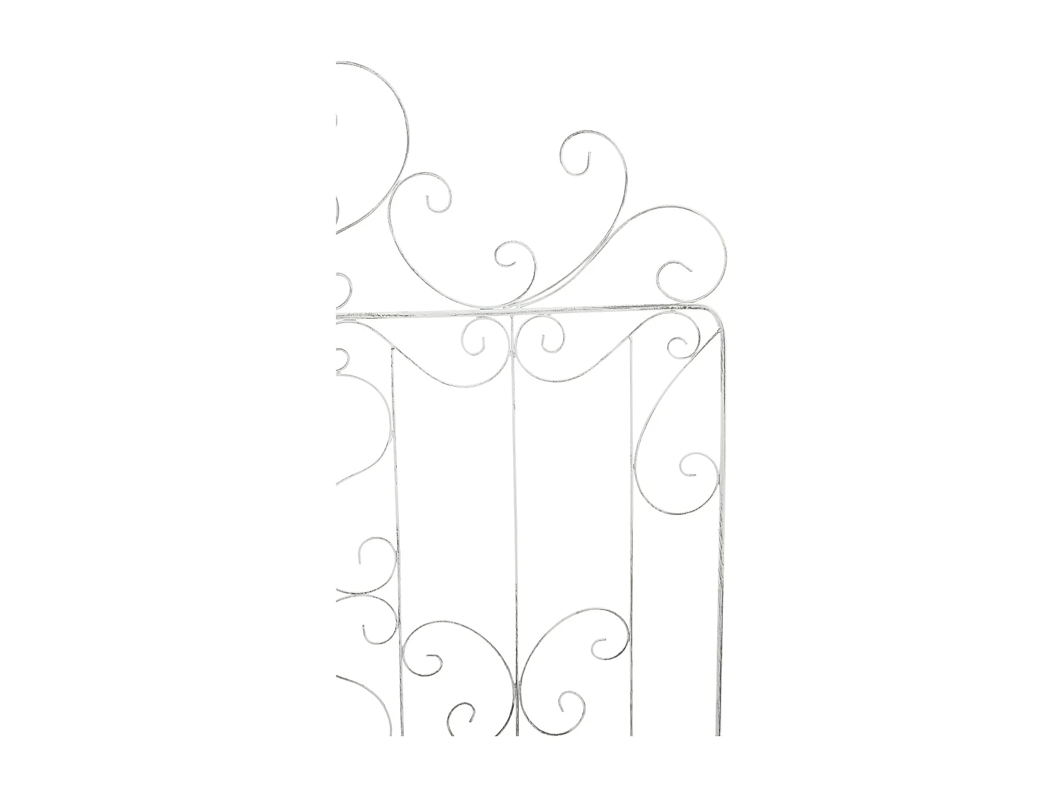 Lot de 2  Treillis - Métal - Blanc antique - Mandevilla