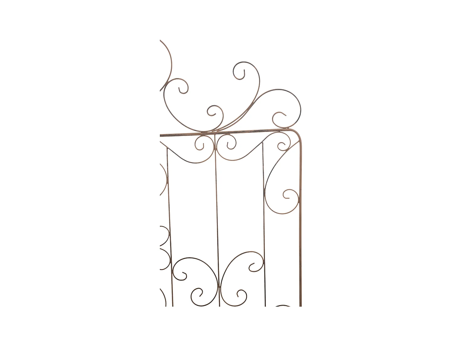 Lot de 2  Treillis - Métal - Marron antique - Mandevilla