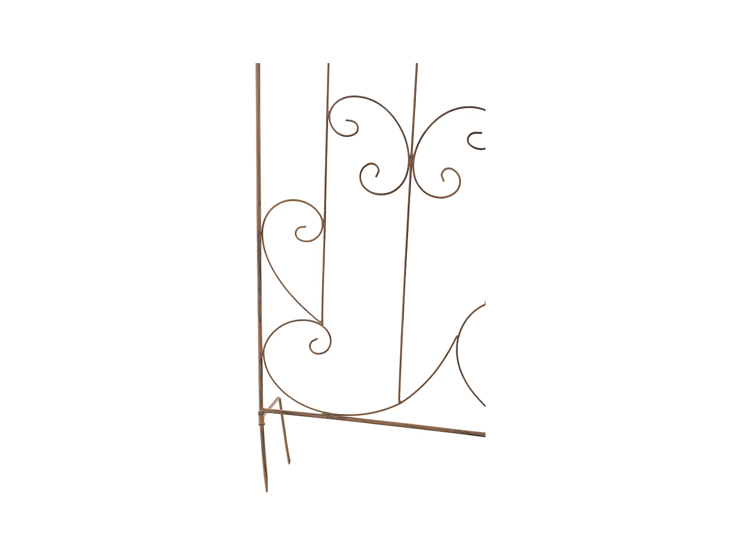 Lot de 2  Treillis - Métal - Marron antique - Mandevilla