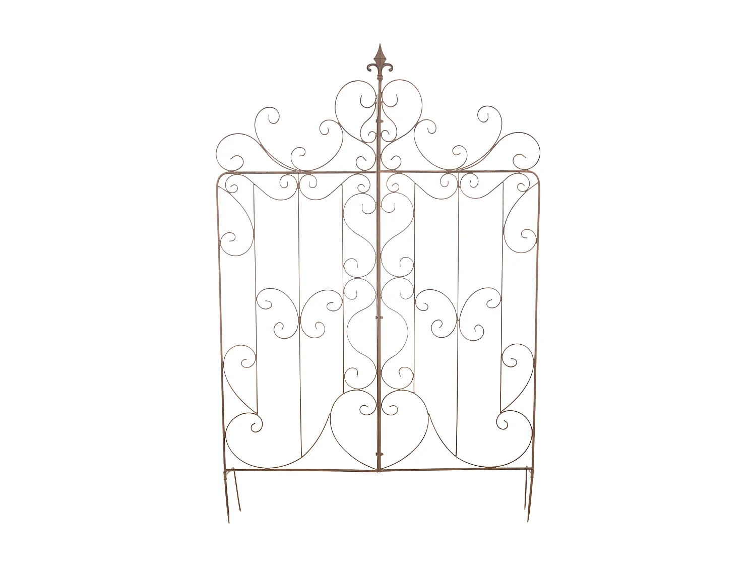 Lot de 2  Treillis - Métal - Marron antique - Mandevilla